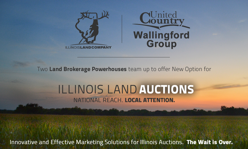 New ILC Auction Division: ILC and United Country team up to offer Innovative Illinois Land Auction opportunity for Land Owners